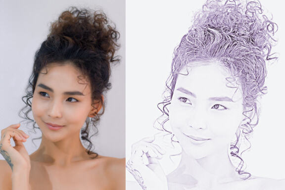 Pencil Drawing Photoshop Action