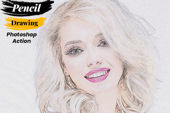 Pencil Drawing Photoshop Action