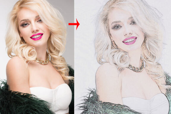 Pencil Drawing Photoshop Action
