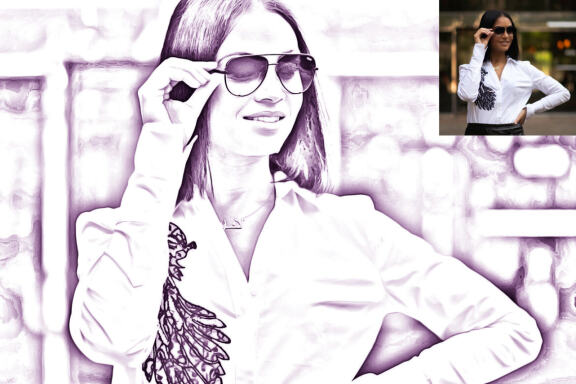 Pencil Drawing Photoshop Action