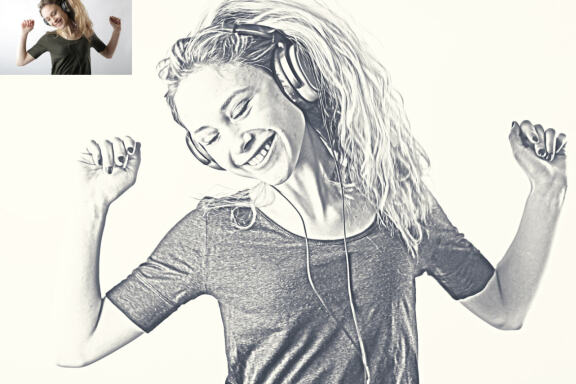 Pencil Sketch Art Photoshop Action