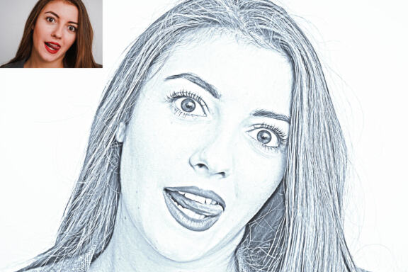 Pencil Sketch Art Photoshop Action