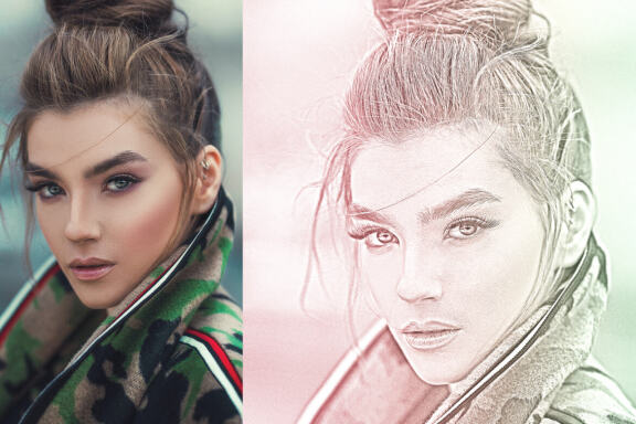 Pencil Sketch Art Photoshop Action