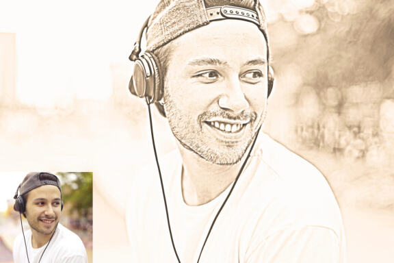 Pencil Sketch Art Photoshop Action