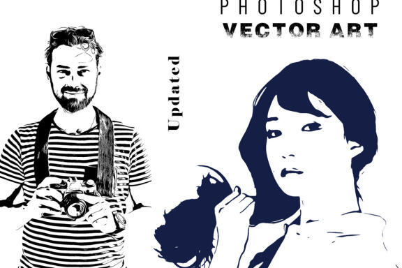 Photoshop Vector Art Action
