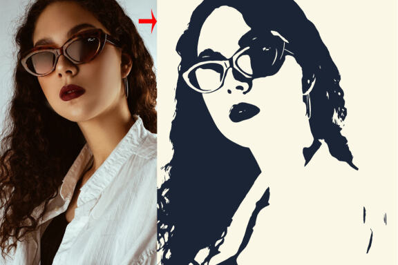 Photoshop Vector Art Action