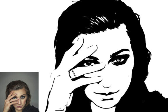 Photoshop Vector Art Action