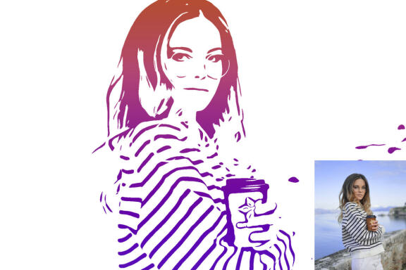 Photoshop Vector Art Action