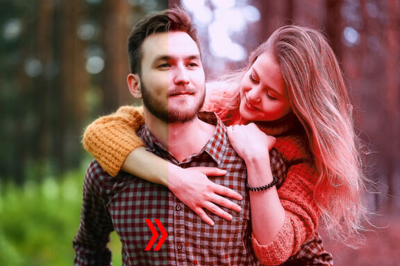 Pink Color Effect Photoshop Action