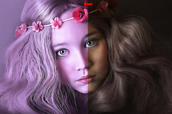 Real Oil Portrait  Photoshop Action