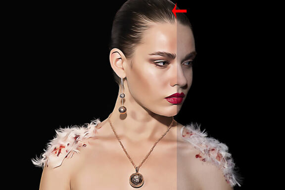 Real Oil Portrait  Photoshop Action