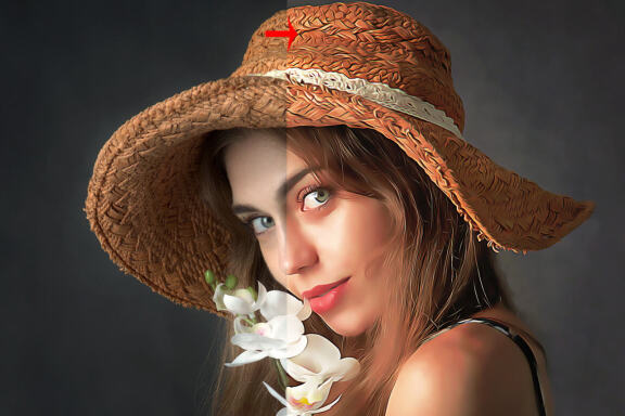 Real Oil Portrait  Photoshop Action