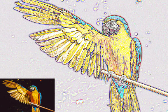 Realistic Color Sketch Ps Action
