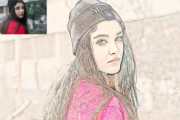 Realistic Color Sketch Ps Action