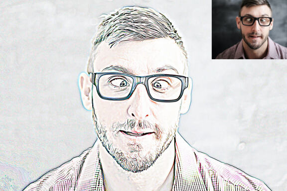 Realistic Color Sketch Ps Action