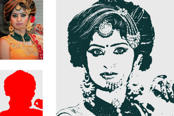 Vector Sketch Photoshop Action