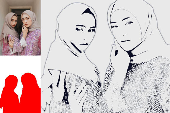 Vector Sketch Photoshop Action