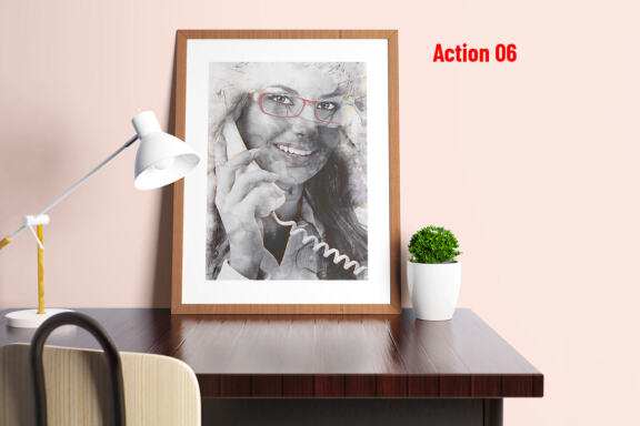 Watercolor Portrait Photoshop Action