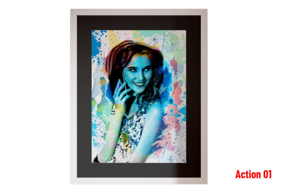 Watercolor Portrait Photoshop Action