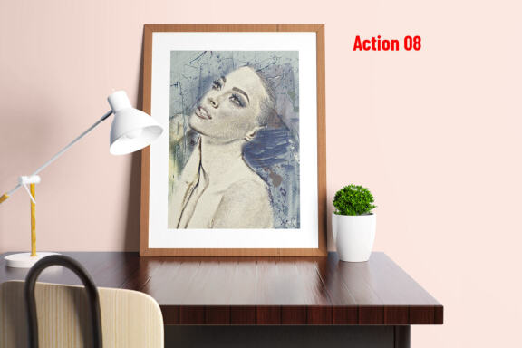 Watercolor Portrait Photoshop Action