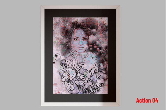 Watercolor Portrait Photoshop Action