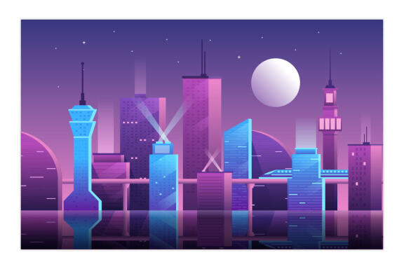 22 Architecture Landscape Buildings and Real Estate Illustration