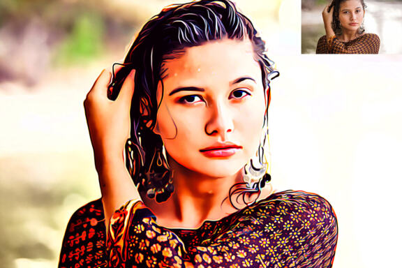 Awesome Oil Portrait Photoshop Action