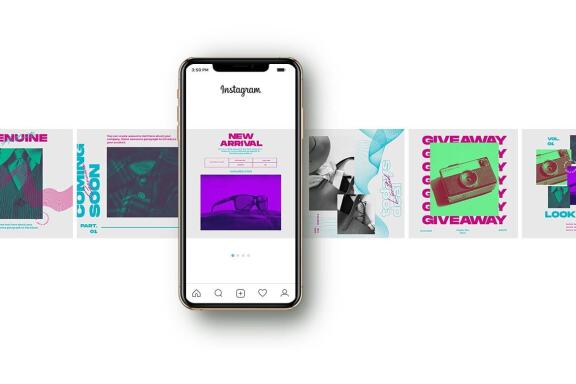 SWIRL 360 Social Media Template 
