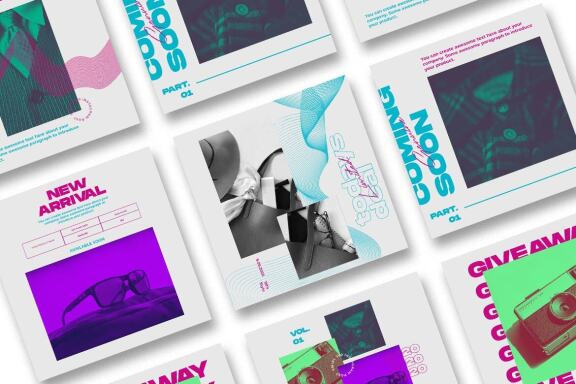 SWIRL 360 Social Media Template 
