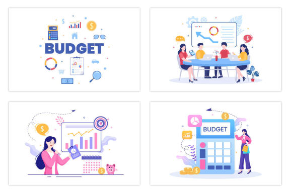 20 Budget Financial to Managing or Planning Illustration