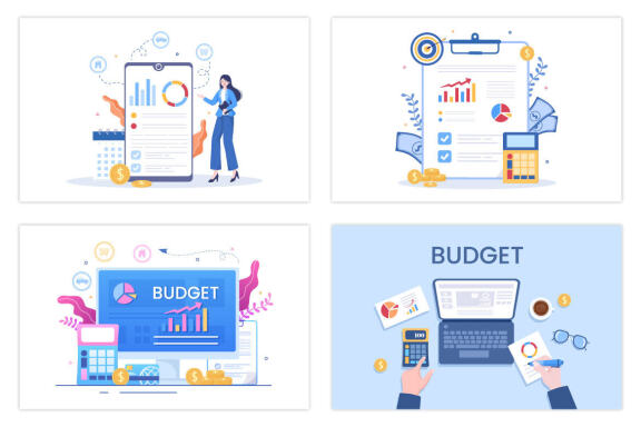 20 Budget Financial to Managing or Planning Illustration