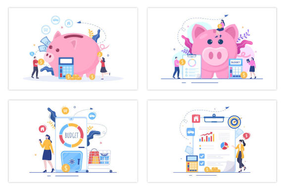 20 Budget Financial to Managing or Planning Illustration