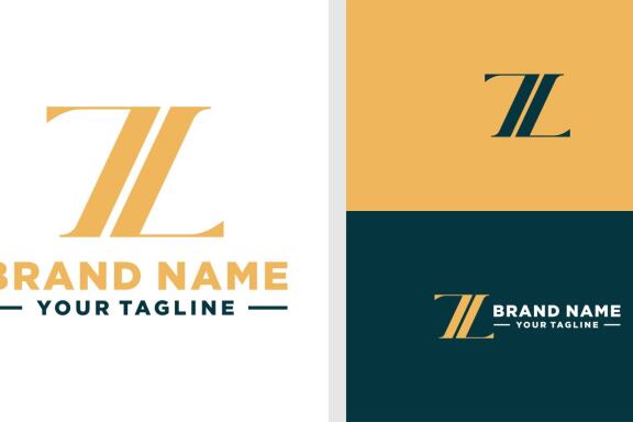 LETTER Z LOGO NUMBER SEVEN SHAPE LUXURY EDITABLE