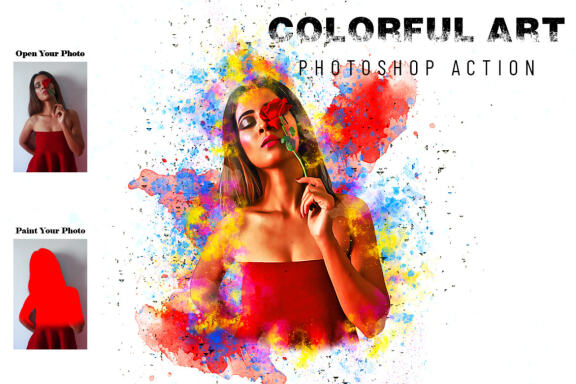 Colorful Art Photoshop Action