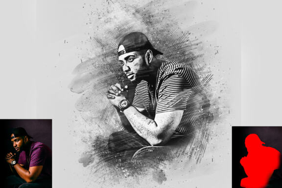 Portrait Sketch Photoshop Action