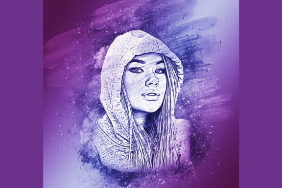 Portrait Sketch Photoshop Action