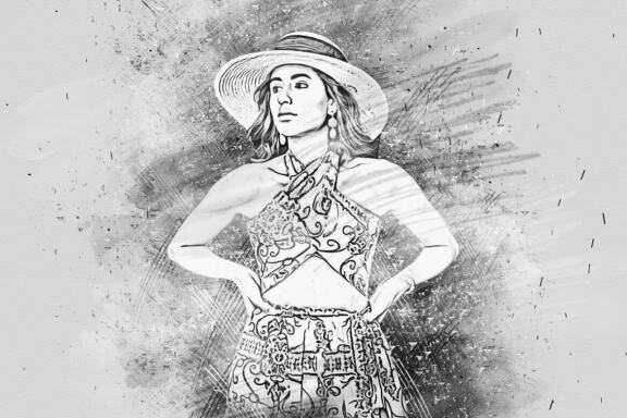 Portrait Sketch Photoshop Action