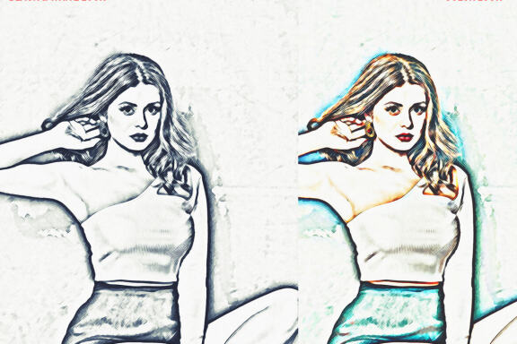 Unic Oil Sketch Photoshop Action