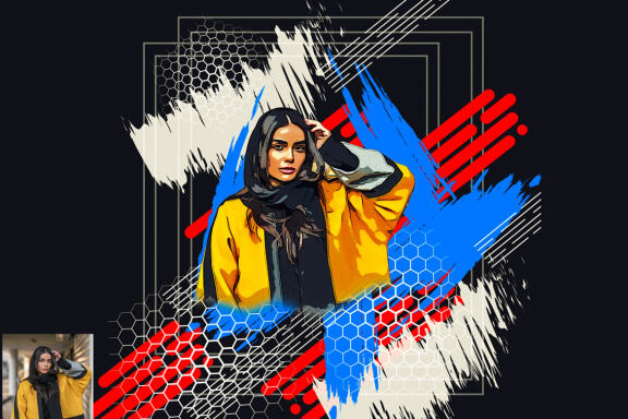 Vector Mixed Art Photoshop Action