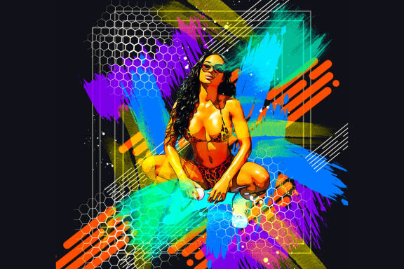 Vector Mixed Art Photoshop Action