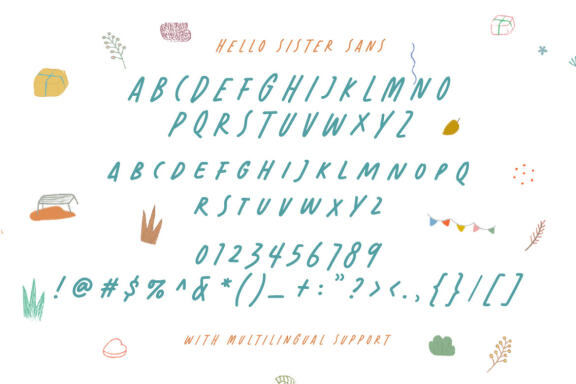 Hello Sister - Fun Girly Font Duo