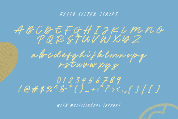 Hello Sister - Fun Girly Font Duo