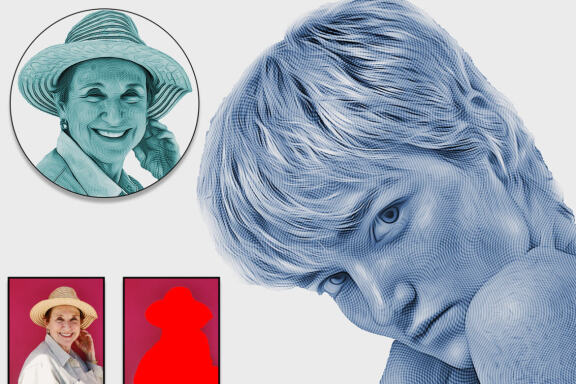 Engrave Photoshop Action