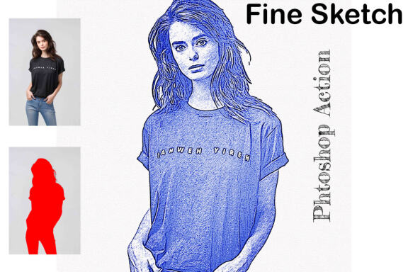 Fine Sketch Photoshop Action