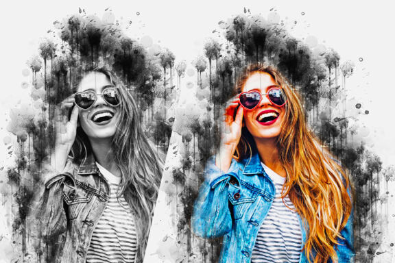 Ink Dripping Paint Photoshop Action