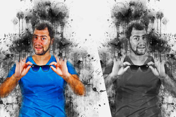 Ink Dripping Paint Photoshop Action