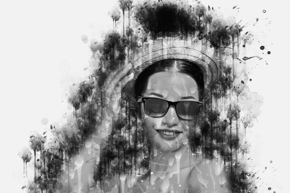 Ink Dripping Paint Photoshop Action