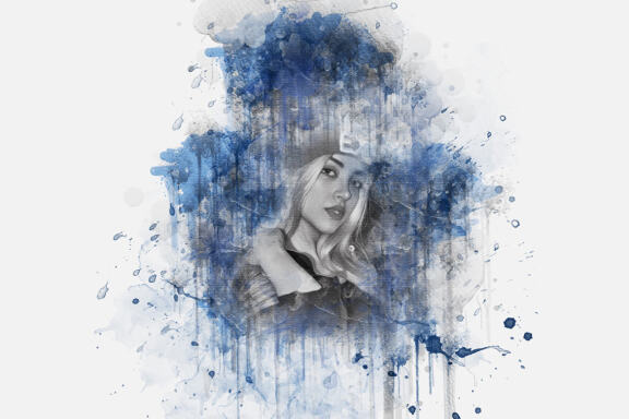 Ink Dripping Paint Photoshop Action