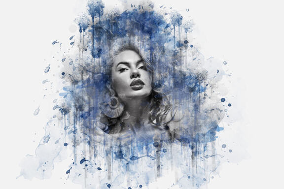 Ink Dripping Paint Photoshop Action