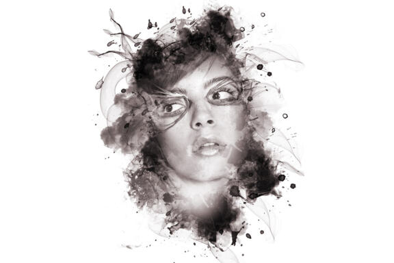 Ink Paint Effect Photoshop Action